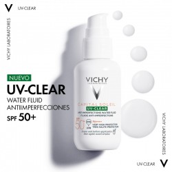 VICHY Capital Soleil UV Clear Fluido Anti-imperfecciones SPF50 DUPLO 2x40ml