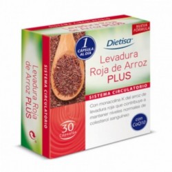 Dietisa Levadura Roja Arroz Plus 30 Cápsulas