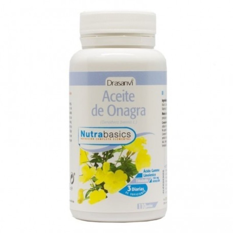 Drasanvi Nachtkerzenöl 110 Perlen 500mg NutraBasico Drasanvi Nachtkerzenöl 110 Perlen 500mg NutraBasico