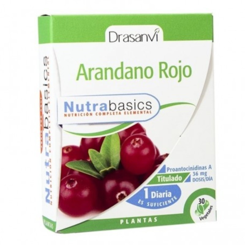 Drasanvi NutraBasics Arándano Rojo 30 Cápsulas