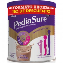 PediaSure Polvo Chocolate Formato Ahorro 15% dcto 400gr