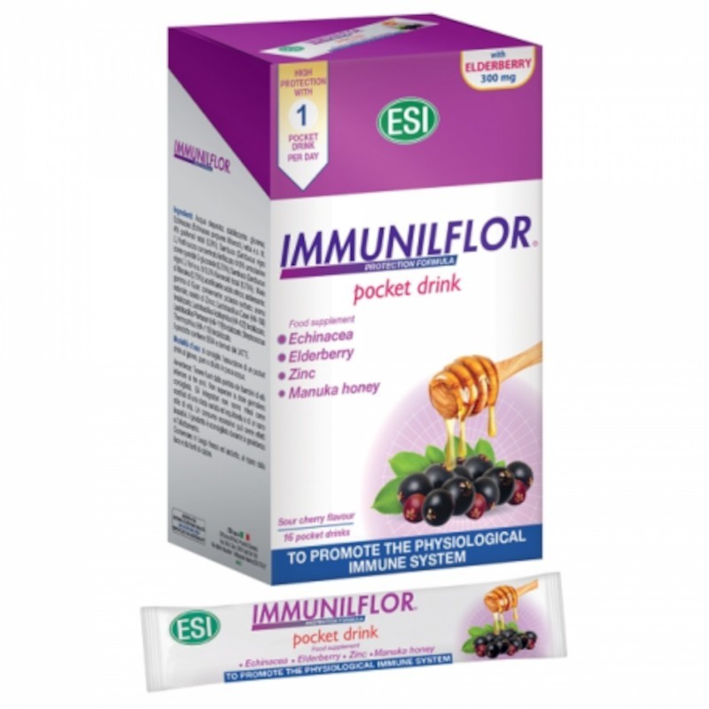 ESI Immunilflor Pocket Drink 16 Envelopes