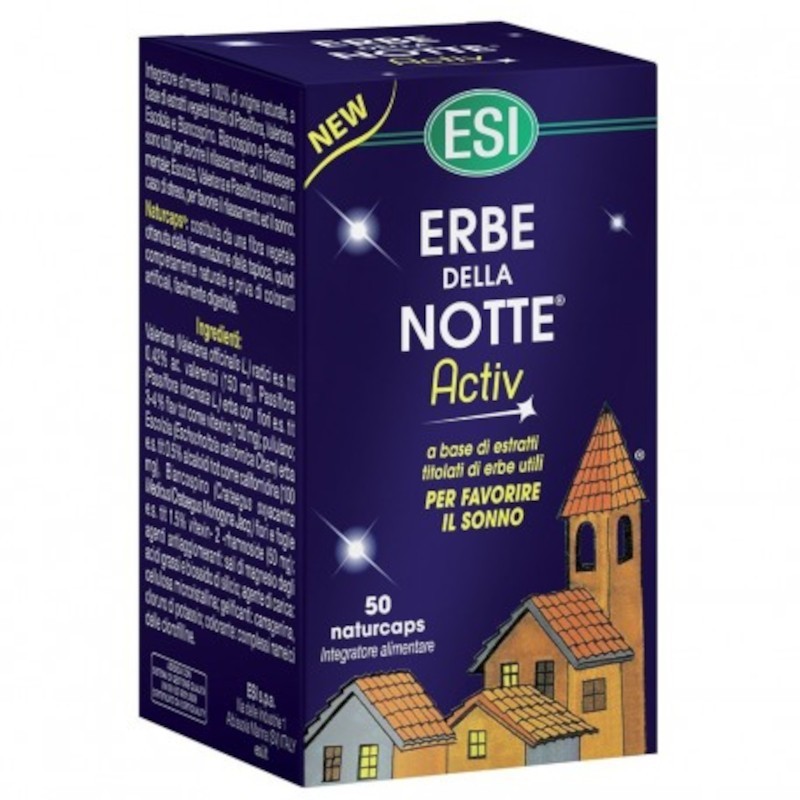 ESI Erbe Della Notte Activ 50 Naturcaps ESI Erbe Della Notte Activ 50 Naturcaps