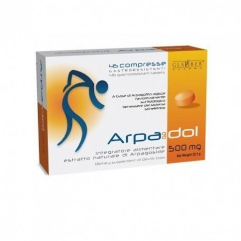 Glauber Pharma Arpagodol 45 compresse 500 mg Glauber Pharma Arpagodol 45 compresse 500 mg