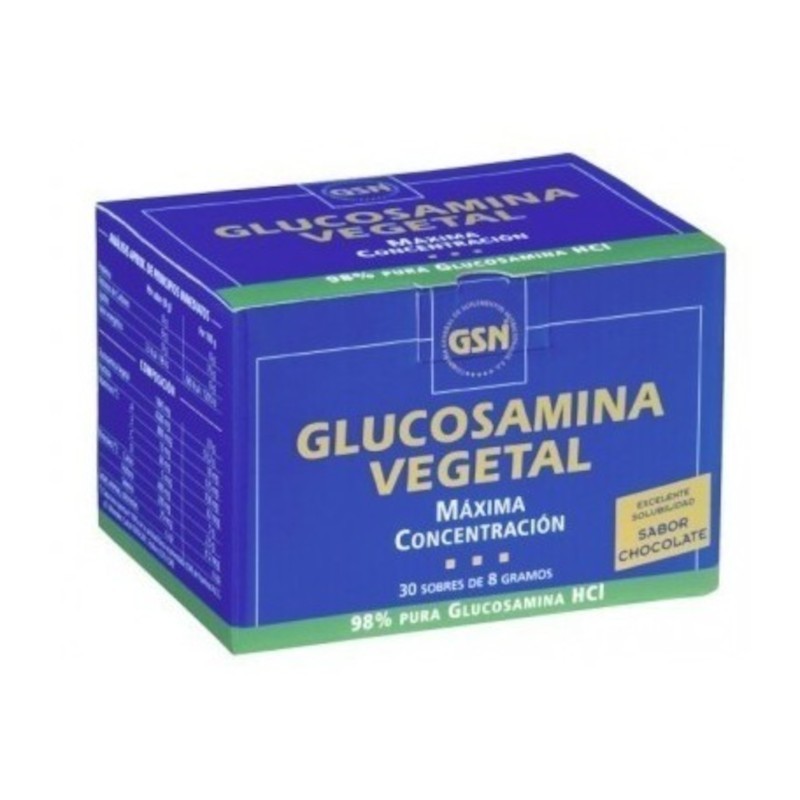 Gsn Glucosamina Vegetal 30 sachês Chocolate Gsn Glucosamina Vegetal 30 sachês Chocolate