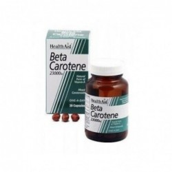 Health Aid Natural Betacarotene 23,000 IU 30 Capsules