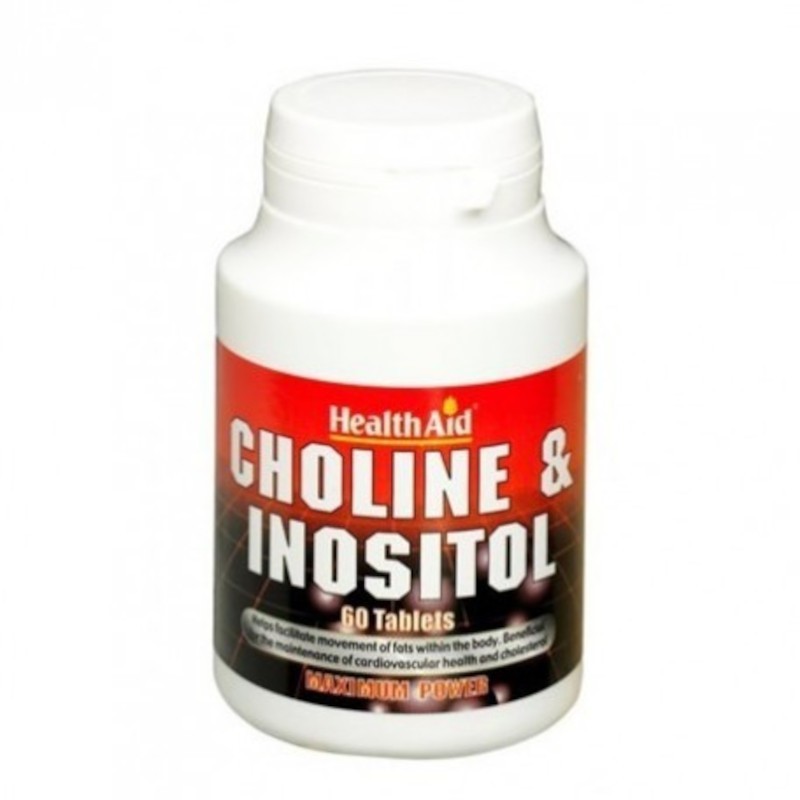Health Aid Choline/ Inositol 250mg 60 Com Health Aid Choline/ Inositol 250mg 60 Com