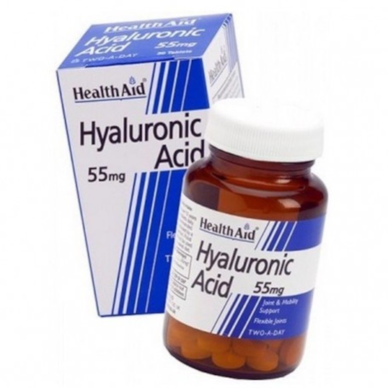 Health Aid Hyaluronsäure 55 mg 30 Tabletten Health Aid Hyaluronsäure 55 mg 30 Tabletten