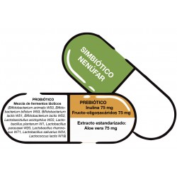 Symbiotic Bioserum Nenúfar Präbiotikum+Probiotikum 30 Kapseln