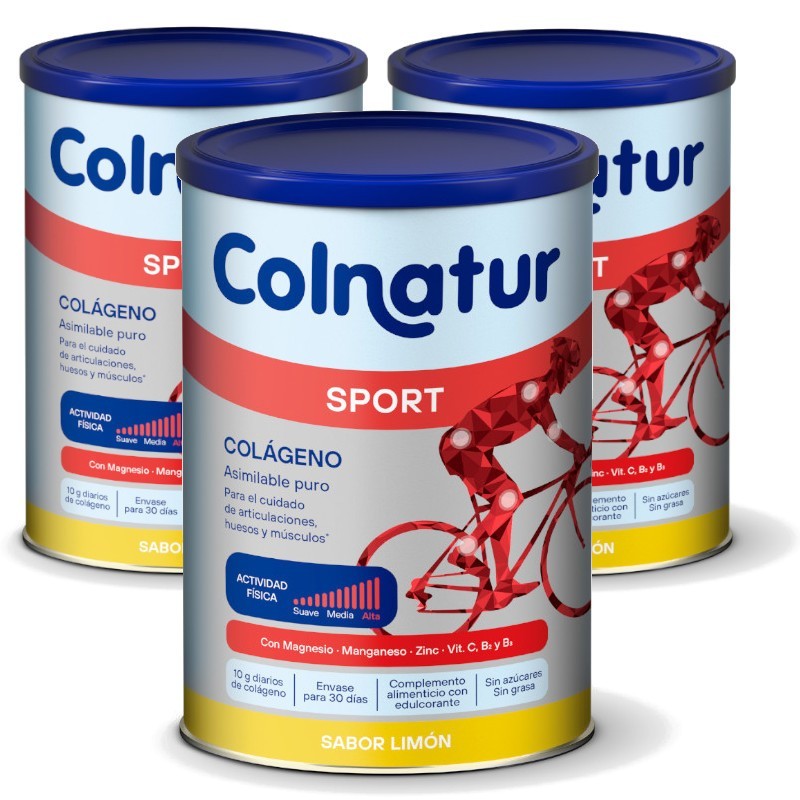 COLNATUR Sport Lemon Collagene solubile TRIPLO 3x345g