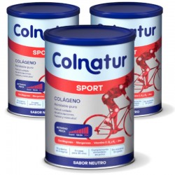 COLNATUR Sport Neutro Colágeno Soluble TRIPLO 3x330g