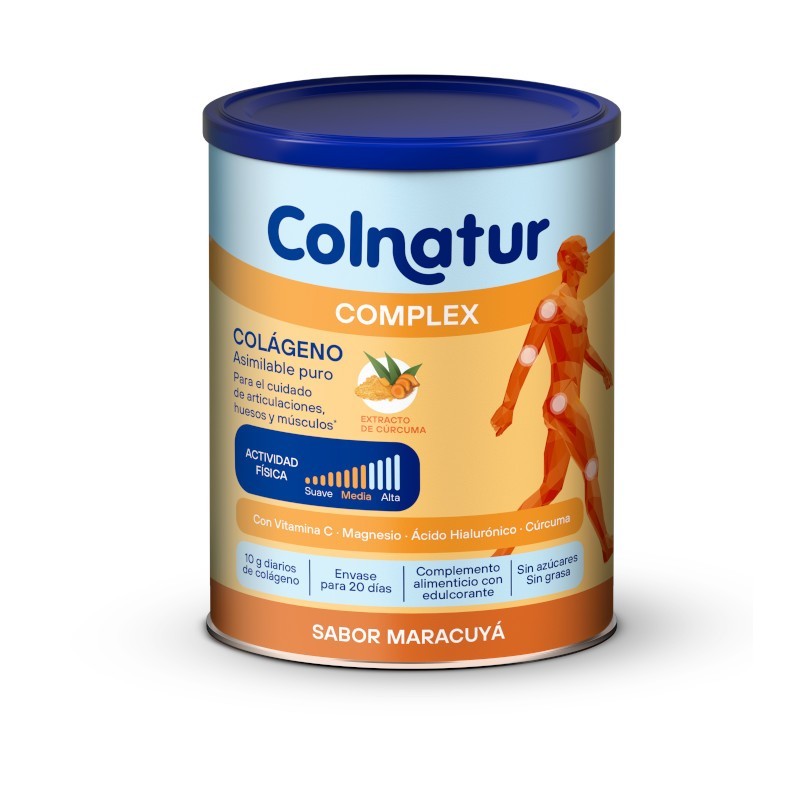COLNATUR Complex Turmeric Passion Fruit flavor Soluble Collagen 250g