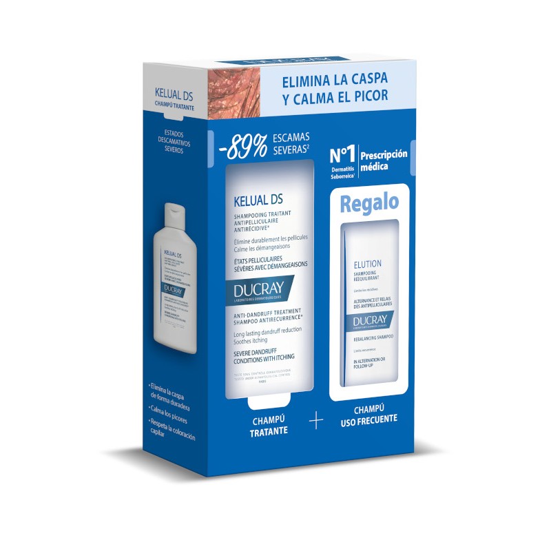 Ducray Pack Kelual Ds Ch+Elution 100ml Ducray Pack Kelual Ds Ch+Elution 100ml