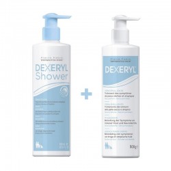 DEXERYL Cleansing Shower Cream 500ml + Emollient Cream 500g