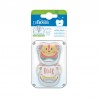 Dr Brown's 2XPrevent Lion Schnuller 0-6 Monate, Silikon