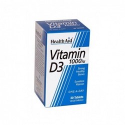 Health Aid Vitamina D3 1000 Ui 30 Cápsulas
