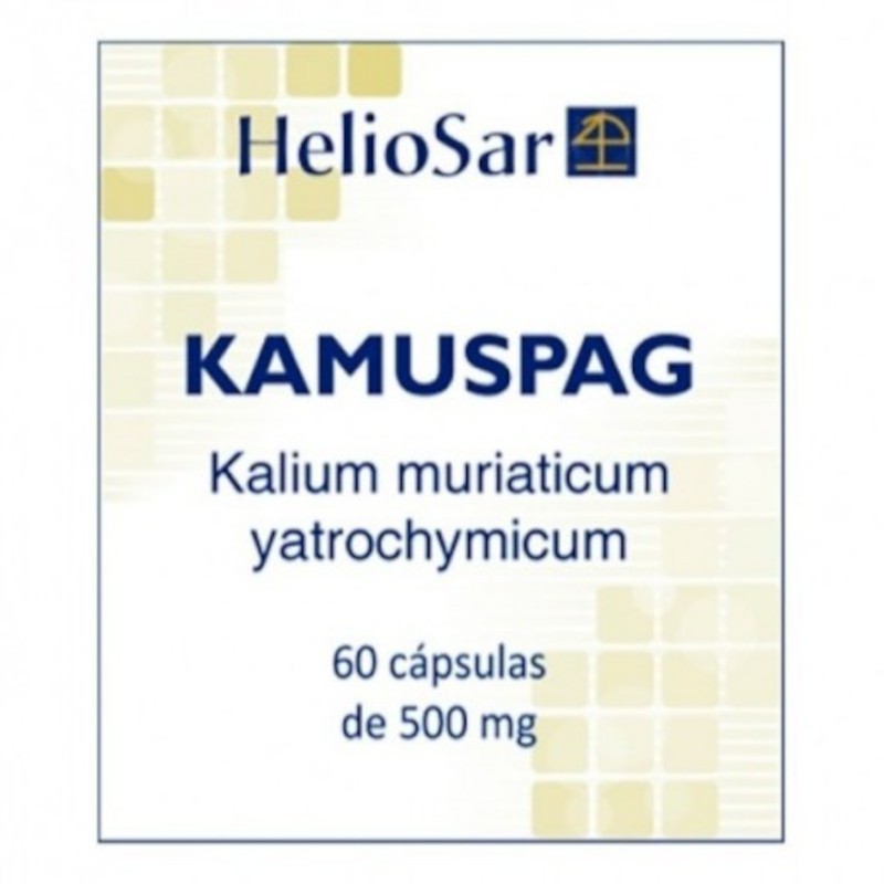 Heliosar Kamuspag Kalium Muriaticum 60 Capsules Heliosar Kamuspag Kalium Muriaticum 60 Capsules