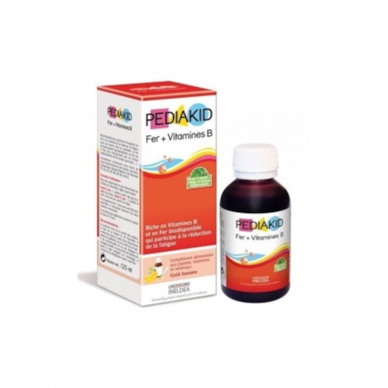 Ineldea Pediakid Hierro + Vitaminas B Jarabe 125 ml Ineldea Pediakid Hierro + Vitaminas B Jarabe 125 ml