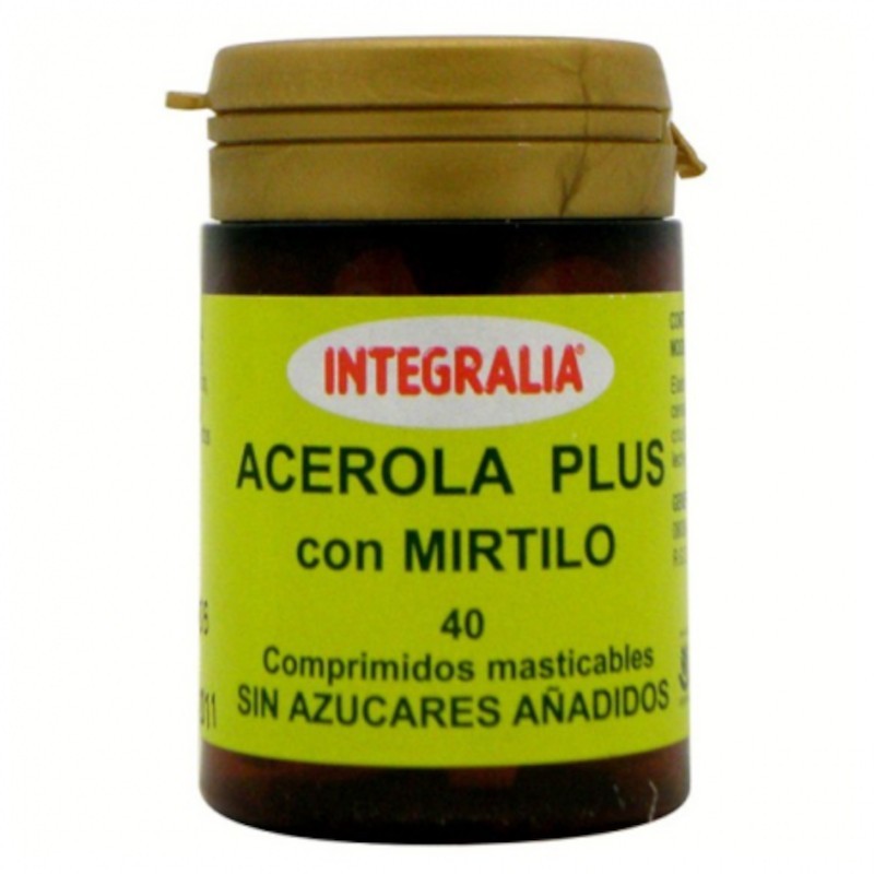 Integralia Acerola Plus With Bilberry 40 Tablets Integralia Acerola Plus With Bilberry 40 Tablets