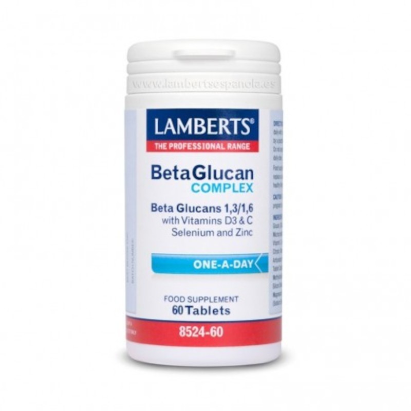 Complesso di beta glucani Lamberts 60 capsule Complesso di beta glucani Lamberts 60 capsule