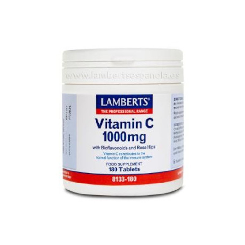 Lamberts Vitamin C 1000 mg mit Bioflavonoiden 180 Tabletten Lamberts Vitamin C 1000 mg mit Bioflavonoiden 180 Tabletten
