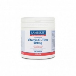 Lamberts Vitamina C Time 500 mg de liberação sustentada 250 comprimidos