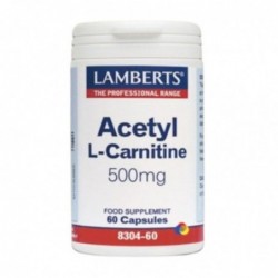 Lamberts L-Acetil Carnitina 500 mg 60 Cápsulas