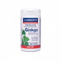Lamberts Ginkgo Biloba 6000 Alta Potencia 120 mg 180 Comprimidos