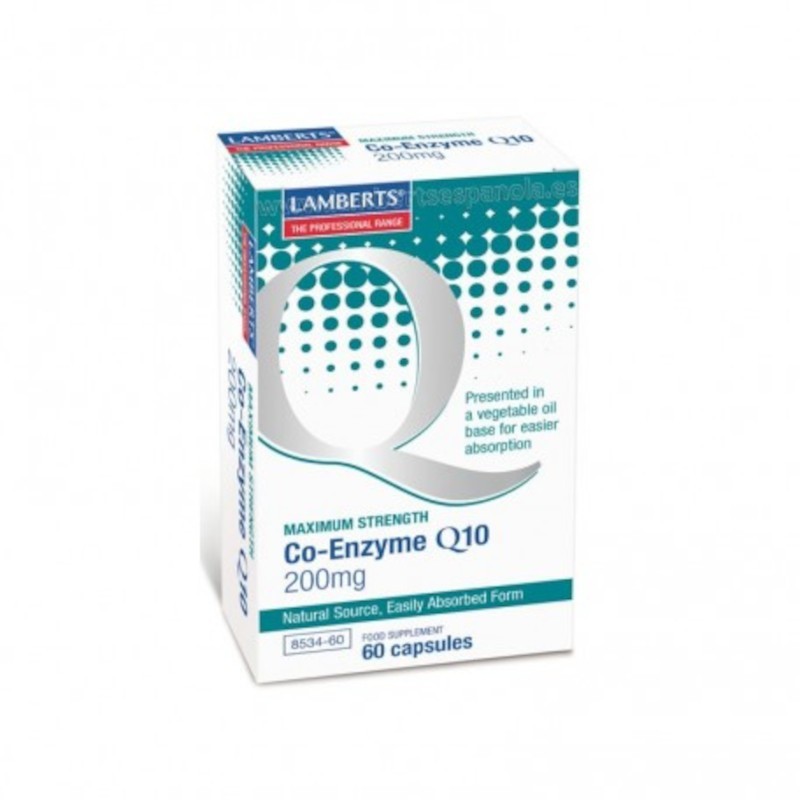 Lamberts Coenzima Q10 200 mg 60 Cápsulas Lamberts Coenzima Q10 200 mg 60 Cápsulas