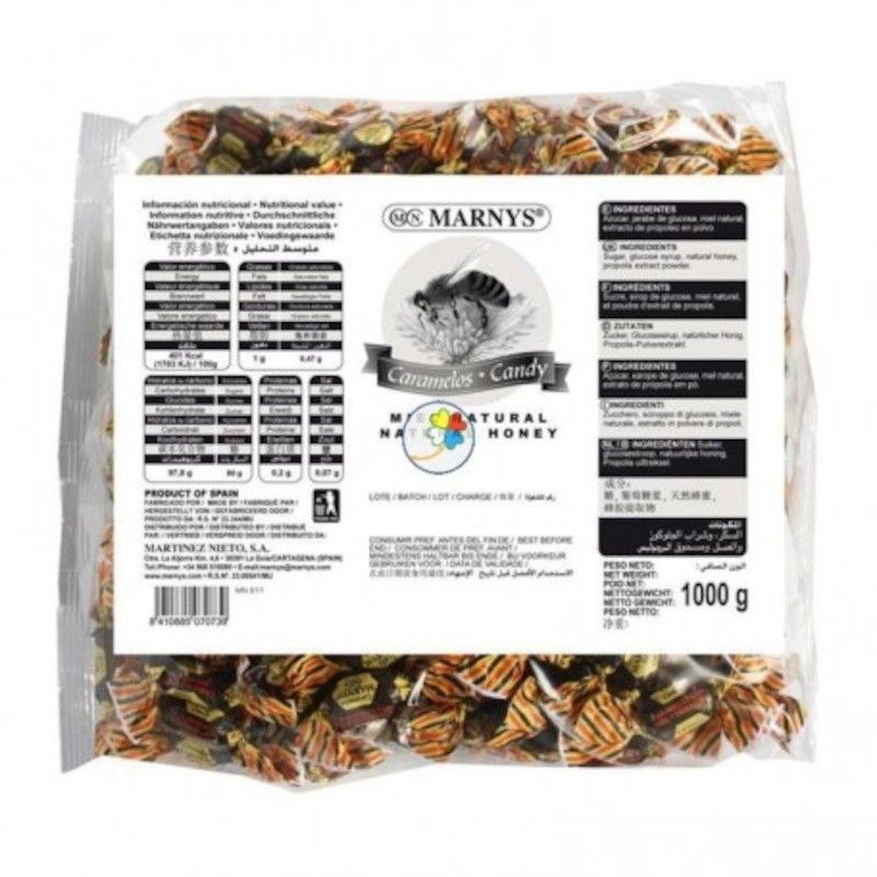 Marnys Propolis Candies with Honey 1 Kg Marnys Propolis Candies with Honey 1 Kg