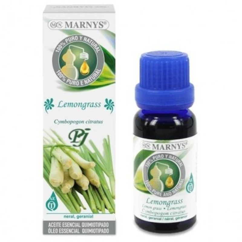 Marnys Zitronengras ätherisches Lebensmittelöl 15 ml