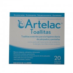 ARTELAC 20 Toallitas Estériles 20ml