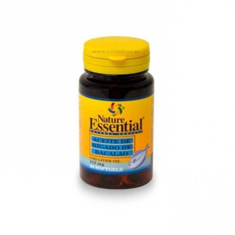 Nature Essential Cod Liver Oil 410 mg 50 Pearls