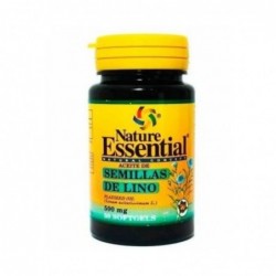 Nature Essential Aceite De Semillas De Lino 500 mg 50 Perlas