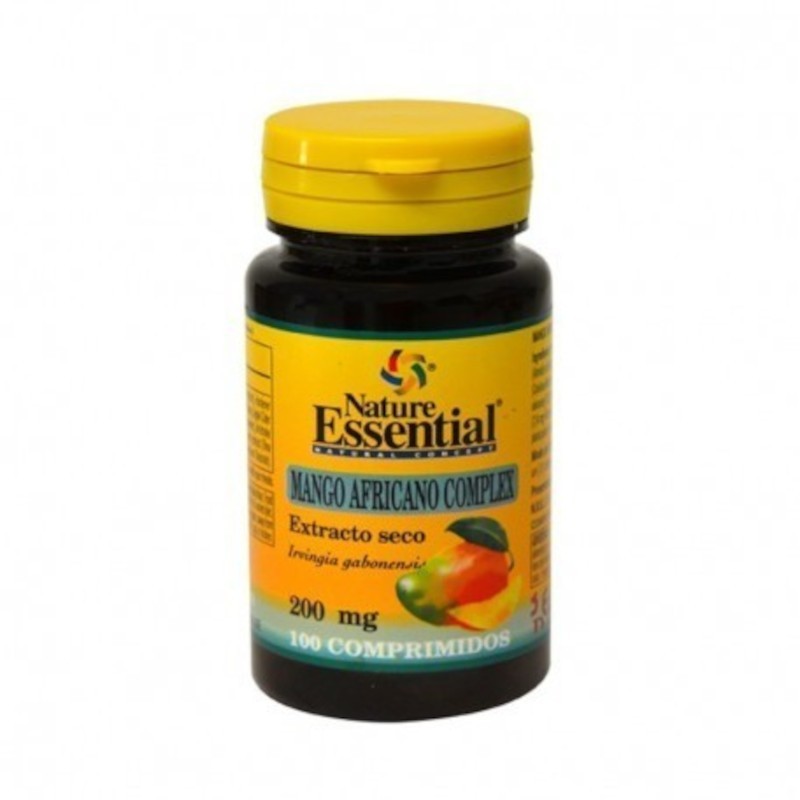 Nature Essential Mango Africano Complex 200 mg 100 Comprimidos Nature Essential Mango Africano Complex 200 mg 100 Comprimidos