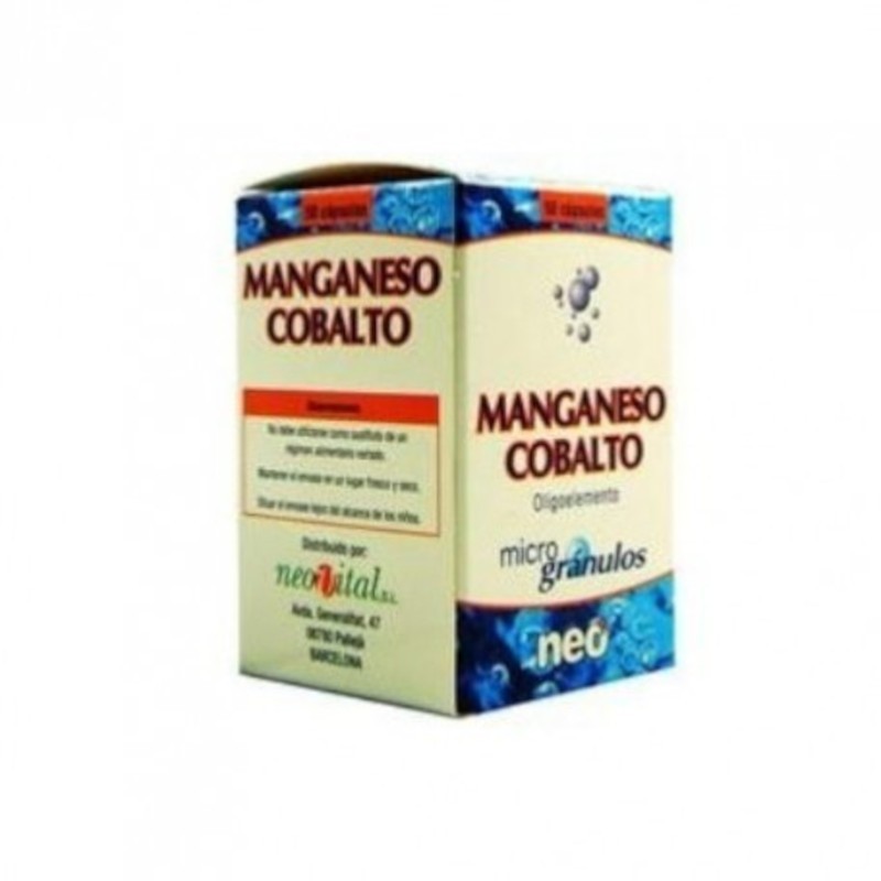 Neo Manganeso-Cobalto Microgránulos 50 Cápsulas Neo Manganeso-Cobalto Microgránulos 50 Cápsulas