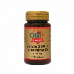 Obire Cálcio 500 + Vitamina D 100 Comprimidos