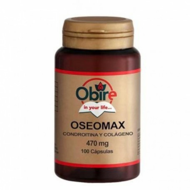 Obire Oseomax 470 mg Chondroïtine+Collagène 100 Gélules Obire Oseomax 470 mg Chondroïtine+Collagène 100 Gélules