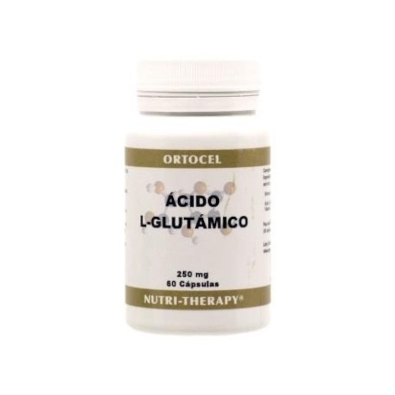 Ortocel Nutri-Therapy L-glutamic acid 250 mg 60 Capsules Ortocel Nutri-Therapy L-glutamic acid 250 mg 60 Capsules