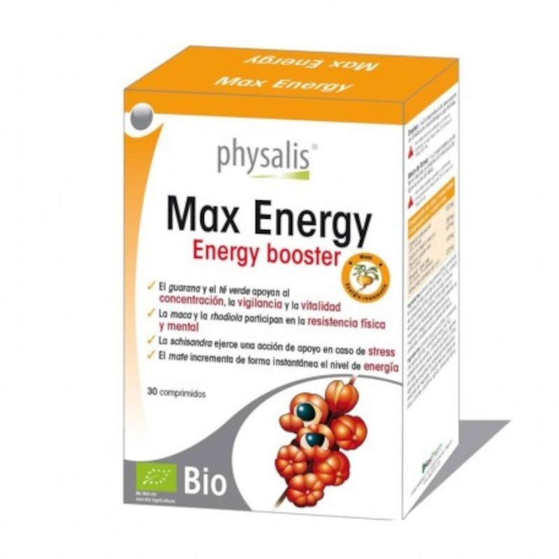 Physalis Max Energy 30 Organic Tablets Physalis Max Energy 30 Organic Tablets