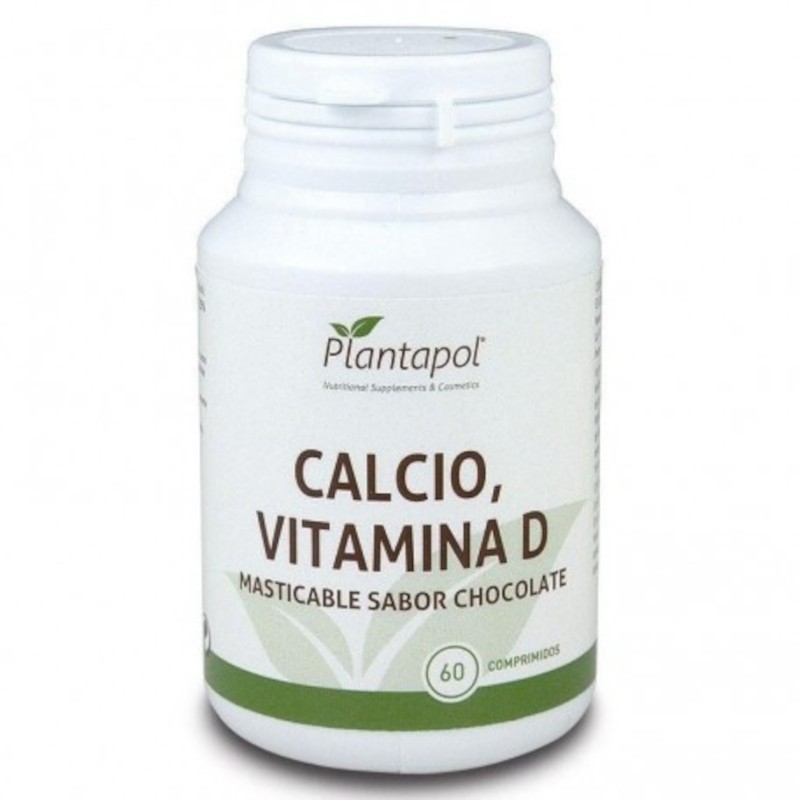 Plantapol Calcium + Vitamine D Saveur Chocolat 60 Comprimés à Croquer