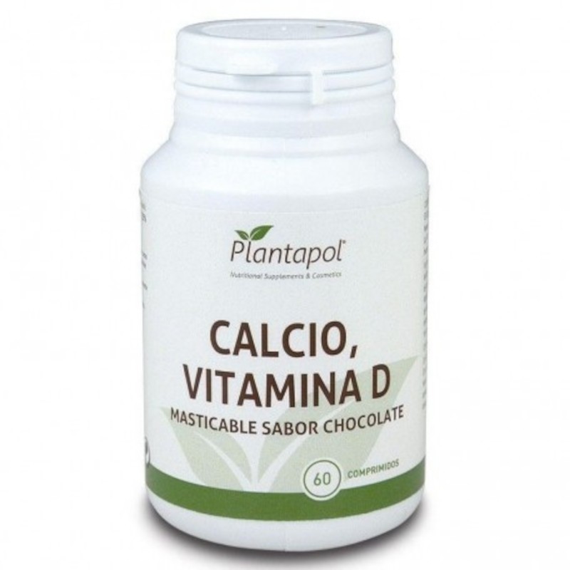 Plantapol Calcium + Vitamin D Chocolate Flavor 60 Chewable Tablets