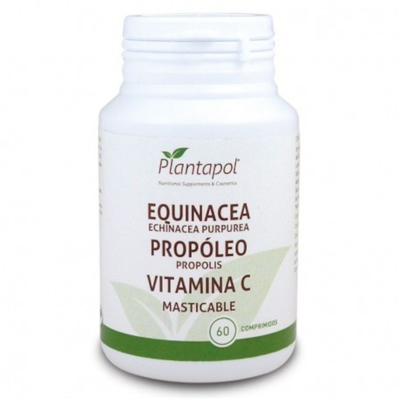 Plantapol Échinacée + Propolis + Vitamine C 60 Comprimés à Croquer