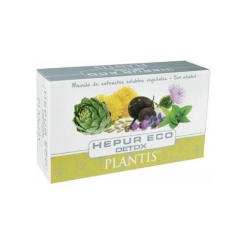 Plantis Hepur Eco Détox 20 Flacons de 10 ml Plantis Hepur Eco Détox 20 Flacons de 10 ml