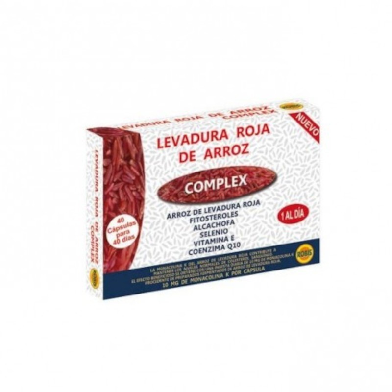 Robis Levadura Roja de Arroz Complex 40 Cápsulas