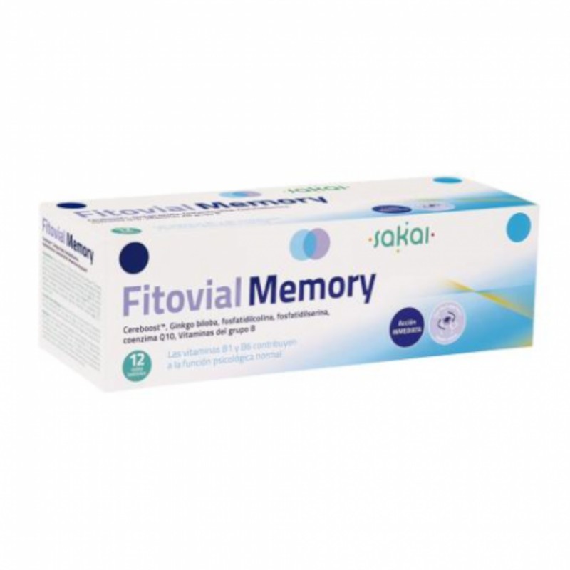 Sakai Fitovial Memória 10 ml 12 Frascos Sakai Fitovial Memória 10 ml 12 Frascos