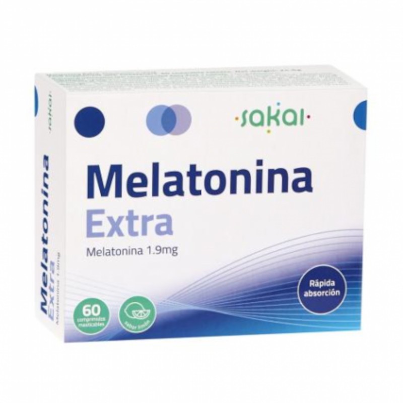 Sakai Melatonina Extra 1,9 mg 60 Comprimidos Masticables
