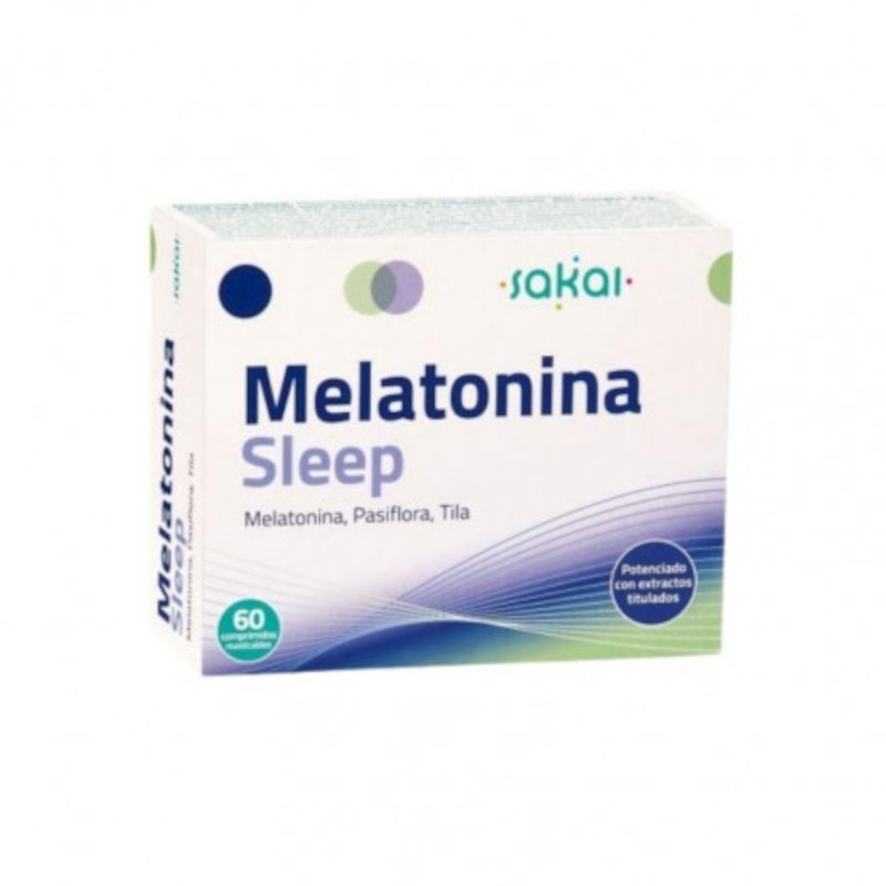 Sakai Mélatonine Sommeil 60 Comprimés à Croquer Sakai Mélatonine Sommeil 60 Comprimés à Croquer