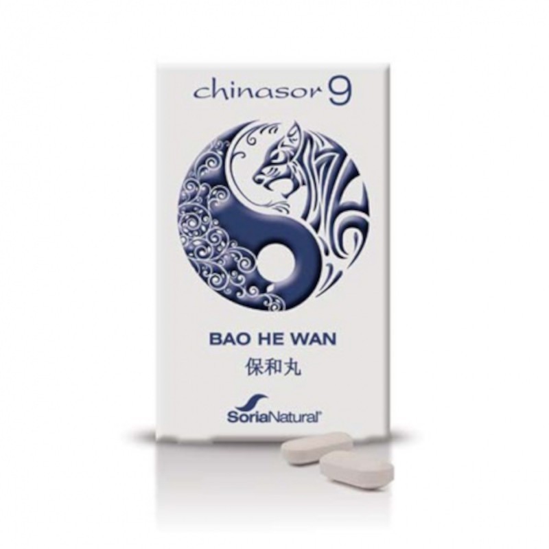 Soria Natural Chinasor 9 Bao He Wan 30 Comprimidos