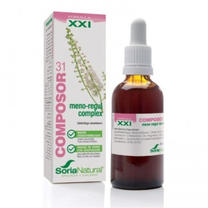 Soria Natural Composor 31 Meno-regul Complex 50 ml 21st century
